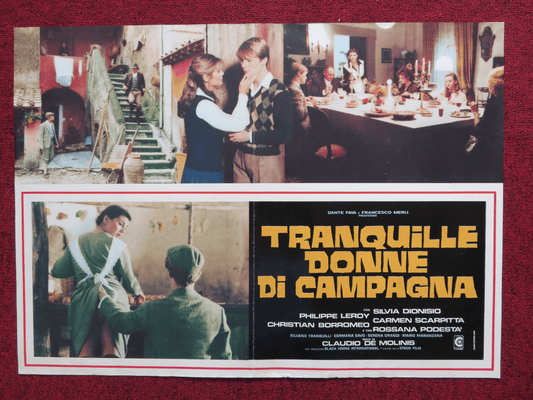 TRANQUILLE DONNE DI CAMPAGNA ITALIAN FOTOBUSTA POSTER SILVIA DIONISIO 1980 Rendezvous Cinema Movie posters