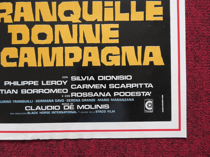 TRANQUILLE DONNE DI CAMPAGNA ITALIAN FOTOBUSTA POSTER SILVIA DIONISIO 1980 Rendezvous Cinema Movie posters