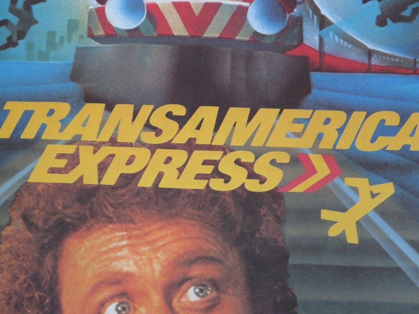 TRANSAMERICA EXPRESS / Silver Streak FRENCH MOYENNE POSTER 1976 WILDER PRYOR Movie posters