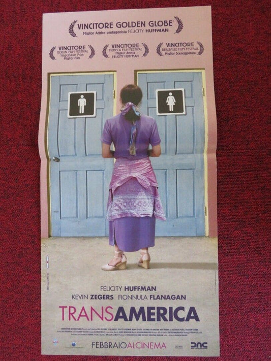 TRANSAMERICA ITALIAN LOCANDINA (25"x12.5") POSTER FELICITY HUFFMAN 2005 - Rendezvous Cinema