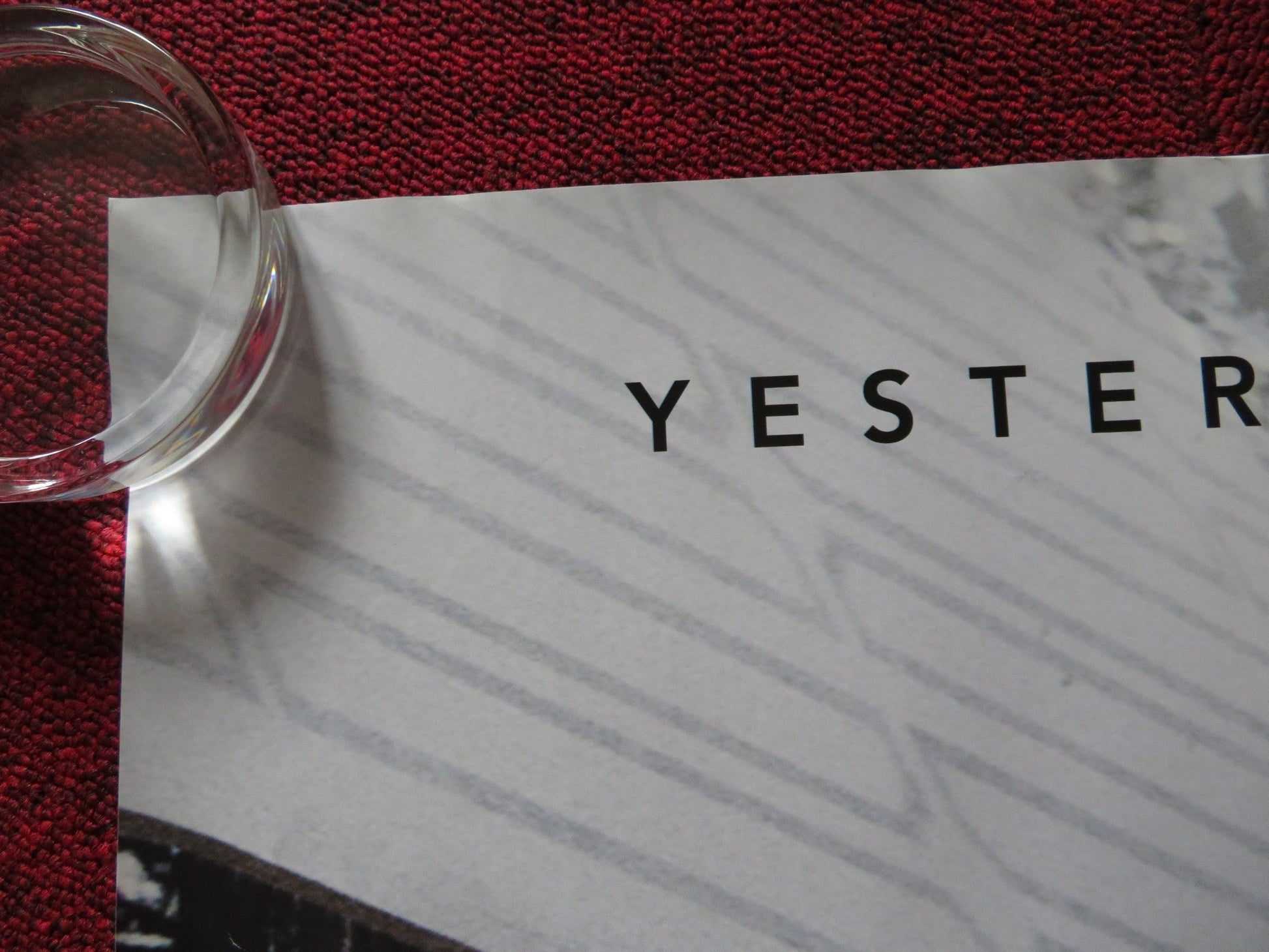 TRANSCENDENCE UK QUAD ROLLED POSTER JOHNNY DEPP REBECCA HALL 2014 Rendezvous Cinema Movie posters