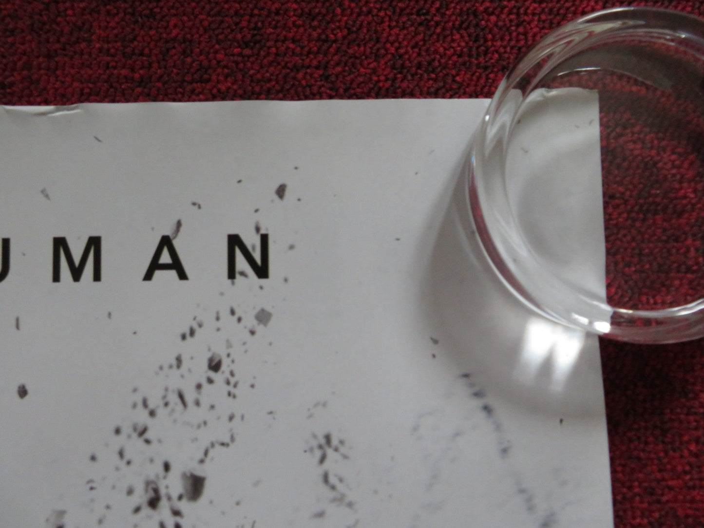 TRANSCENDENCE UK QUAD ROLLED POSTER JOHNNY DEPP REBECCA HALL 2014 Rendezvous Cinema Movie posters