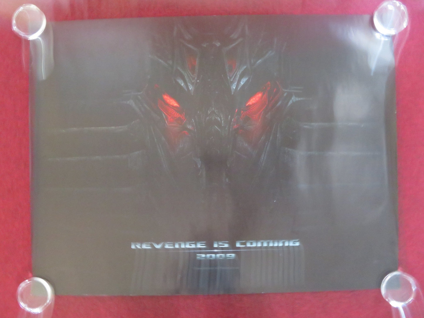 TRANSFORMERS: REVENGE OF THE FALLEN UK QUAD (30"x 40") ROLLED POSTER 2009 Rendezvous Cinema Movie posters