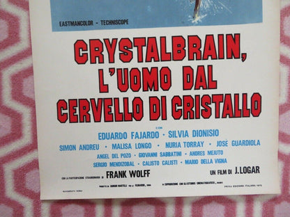 Transplant of a Brain ITALIAN LOCANDINA (27.5"x 13") POSTER EDUARDO FAJARDO 1970 Movie posters
