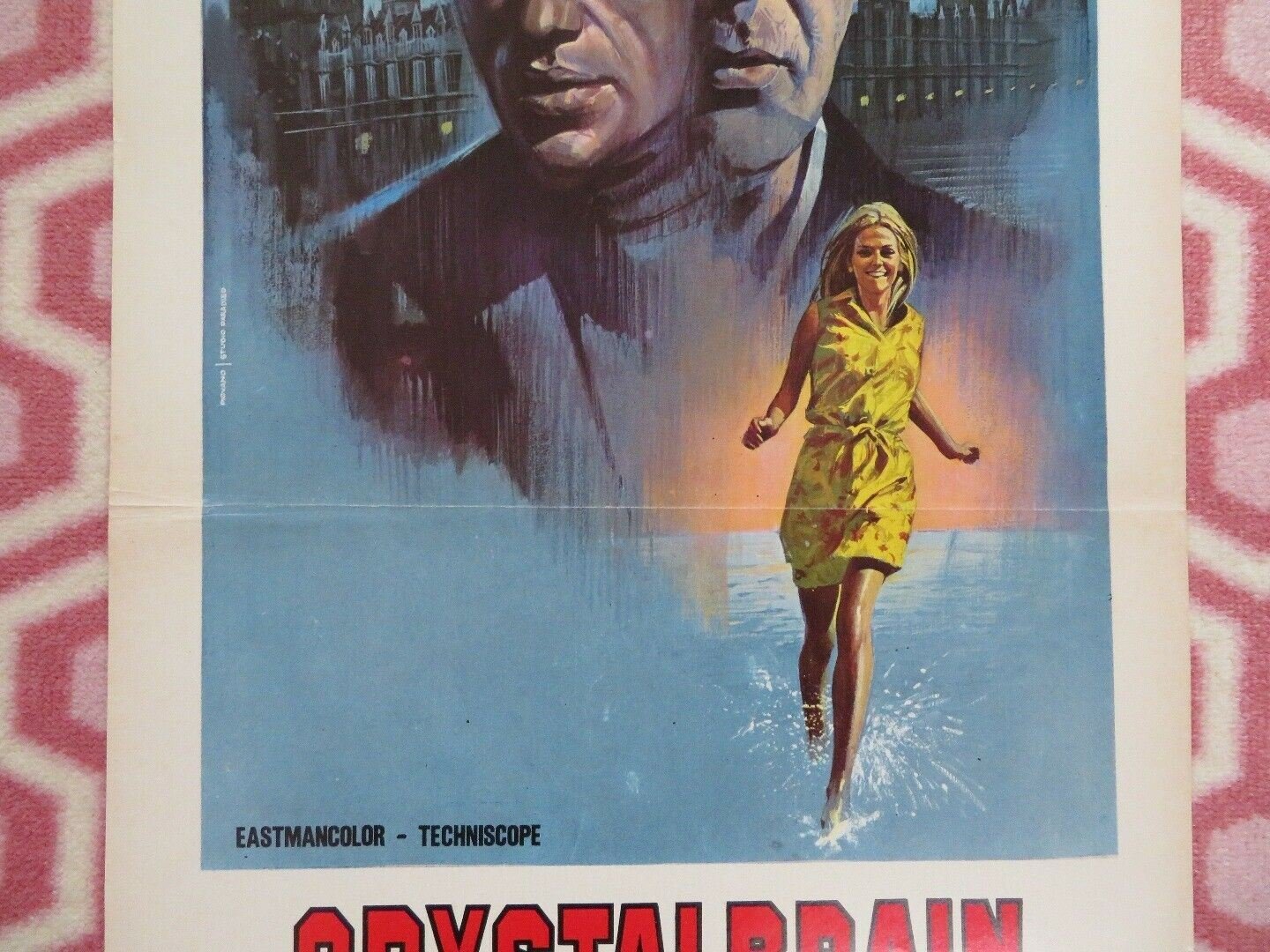 Transplant of a Brain ITALIAN LOCANDINA (27.5"x 13") POSTER EDUARDO FAJARDO 1970 Movie posters