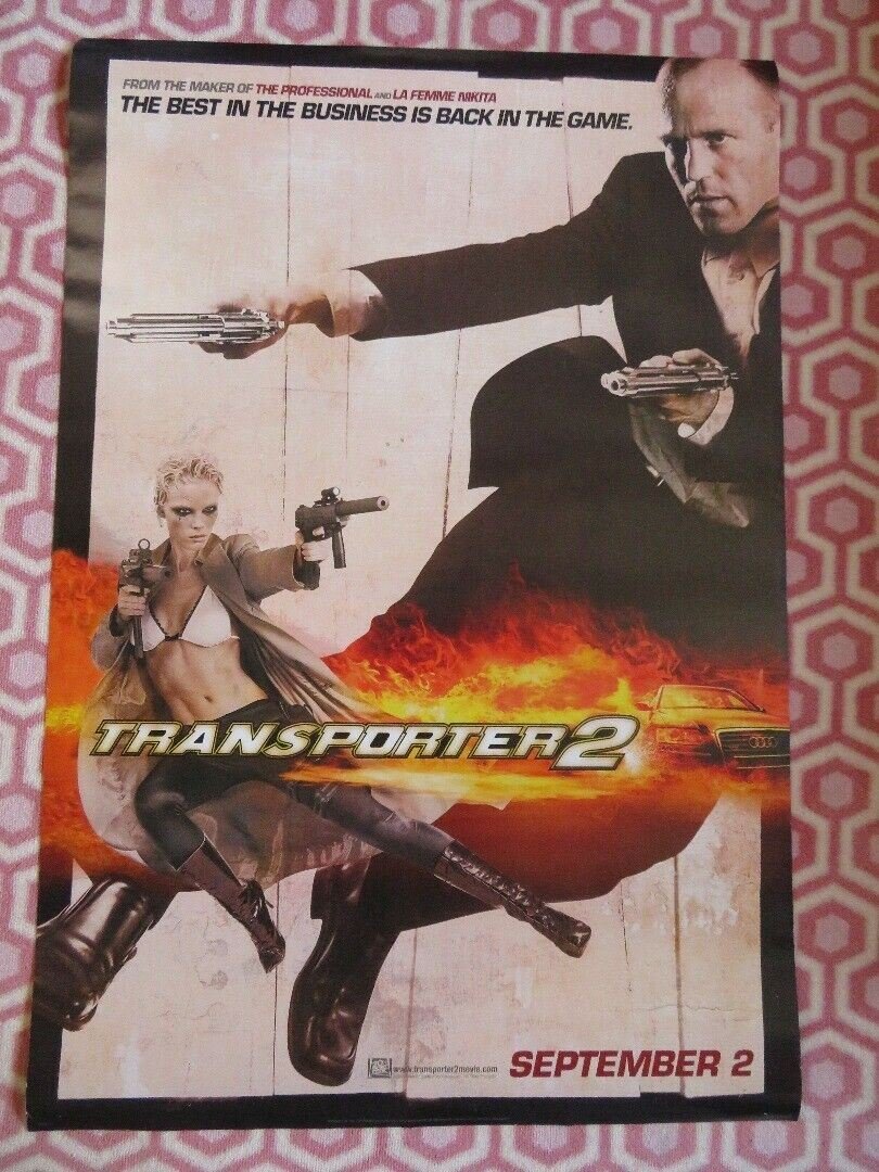 TRANSPORTER 2 VERSION A ONE SHEET ROLLED POSTER JASON STATHAM 2005 Movie posters
