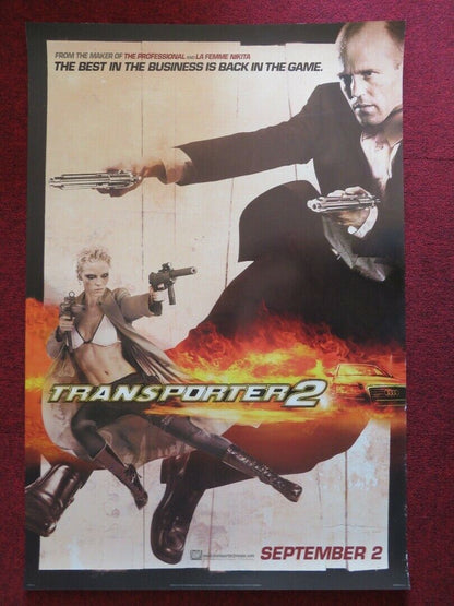TRANSPORTER 2 - VERSION A US ONE SHEET ROLLED POSTER ALESSANDRO GASSMANN 2005 Movie posters