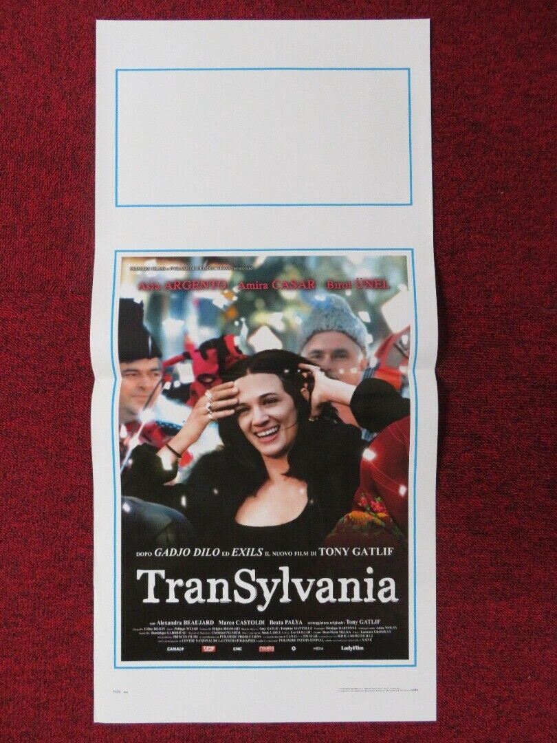 TRANSYLVANIA ITALIAN LOCANDINA (27.5"x13") POSTER ASIA ARGENTO AMIRI CASAR 2006 - Rendezvous Cinema
