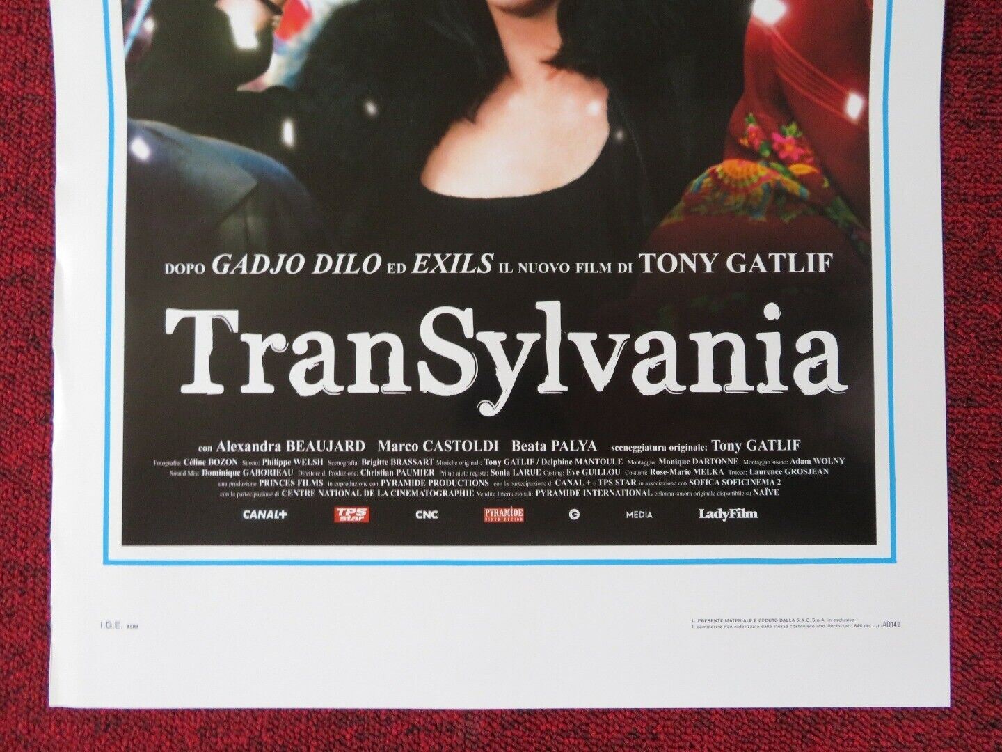 TRANSYLVANIA ITALIAN LOCANDINA (27.5"x13") POSTER ASIA ARGENTO AMIRI CASAR 2006 - Rendezvous Cinema