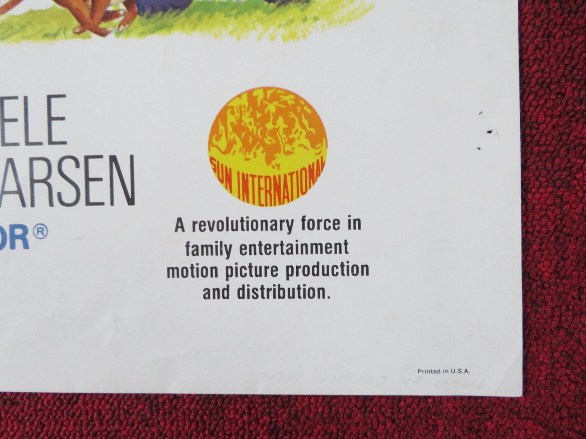 TRAP ON COUGAR MOUNTAIN FOLDED US ONE SHEET POSTER KEITH LARSEN K. STEELE 1972 Rendezvous Cinema Movie posters