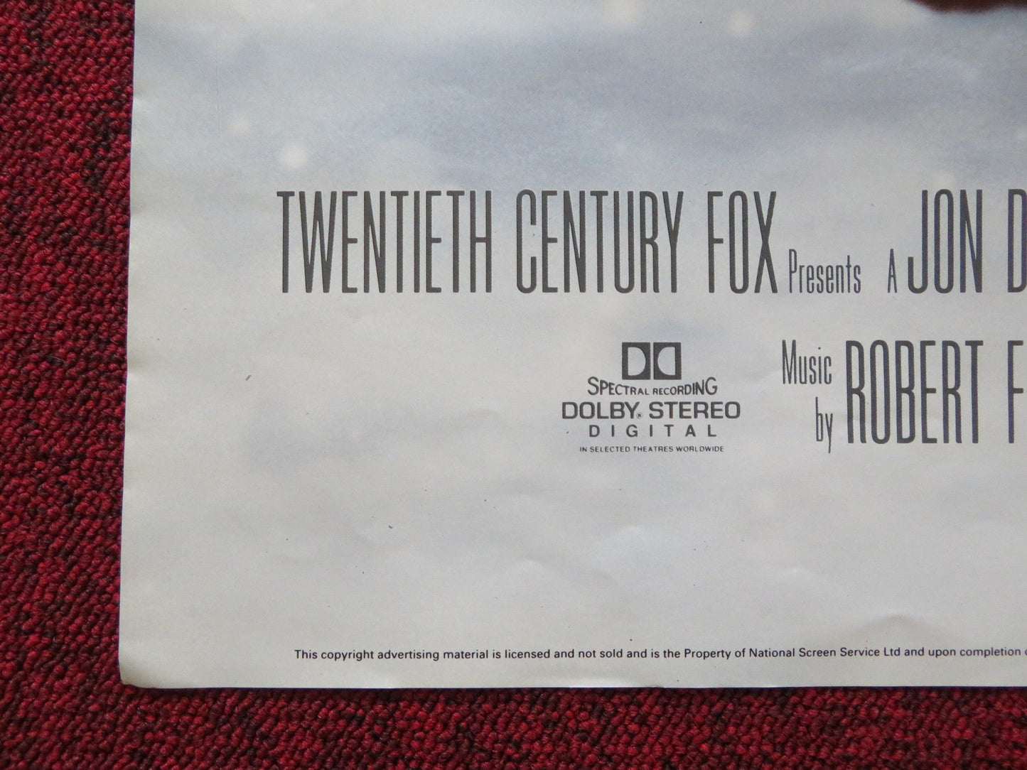 TRAPPED IN PARADISE UK QUAD POSTER FOLDED NICOLAS CAGE JON LOVITZ 1994 Rendezvous Cinema Movie posters