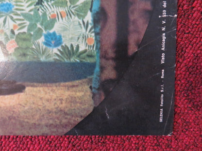 TRAPPOLA PER UN LUPO ITALIAN FOTOBUSTA POSTER JEAN - PAUL BELMONDO MIA FARROW 1972 Rendezvous Cinema Movie posters