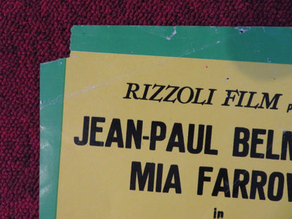 TRAPPOLA PER UN LUPO ITALIAN FOTOBUSTA POSTER JEAN - PAUL BELMONDO MIA FARROW 1972 Rendezvous Cinema Movie posters