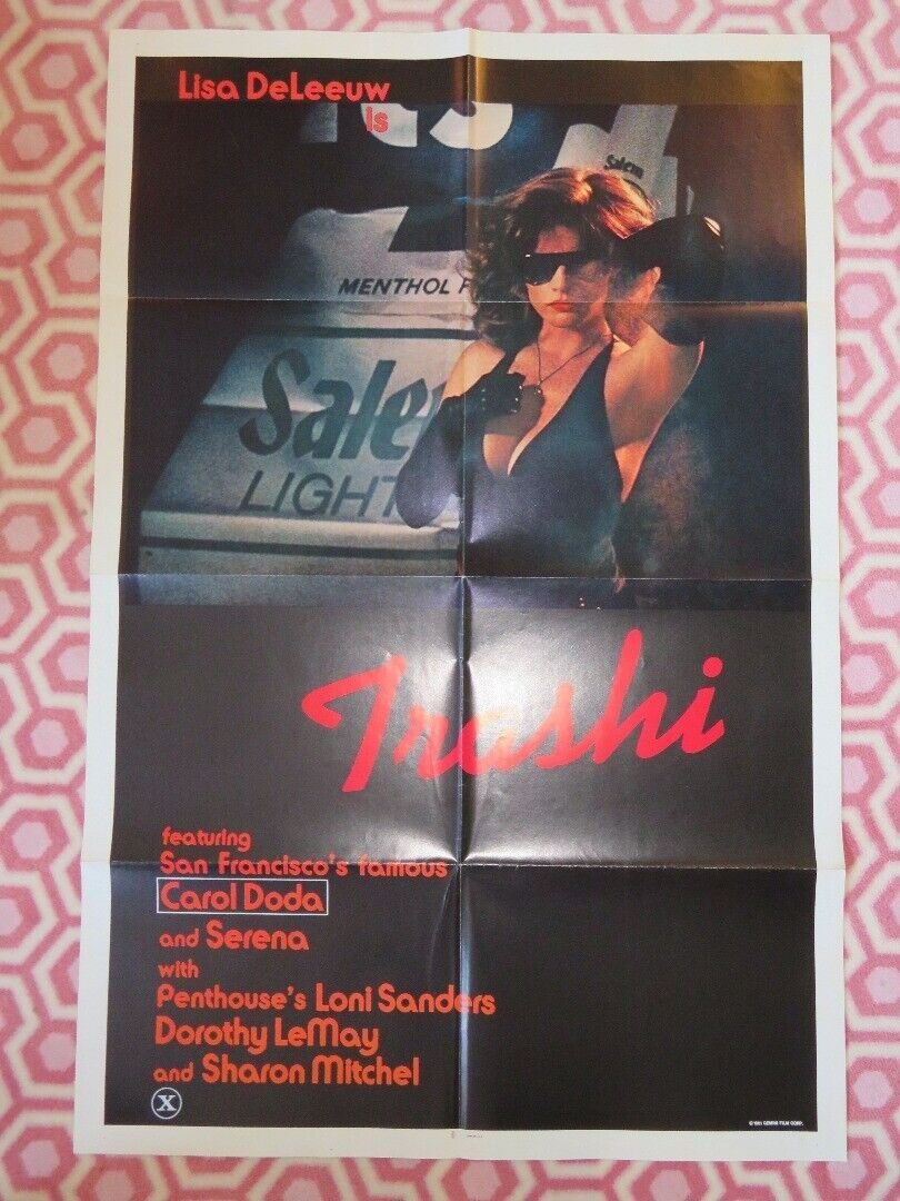TRASHI FOLDED US ONE SHEET POSTER CAROL DODA SERENA PENTHOUSE 1981 Movie posters