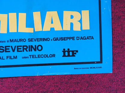 TRAVOLTO DAGLI AFFETTI FAMILIARI ITALIAN FOGLIO POSTER LANDO BUZZANCA 1978 Rendezvous Cinema Movie posters