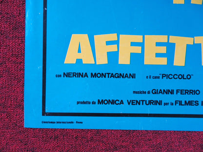 TRAVOLTO DAGLI AFFETTI FAMILIARI ITALIAN FOGLIO POSTER LANDO BUZZANCA 1978 Rendezvous Cinema Movie posters