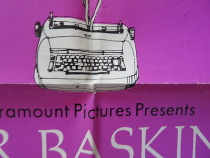 T.R.BASKIN FOLDED US ONE SHEET POSTER CANDICE BERGEN PETER BOYLE 1971 Movie posters