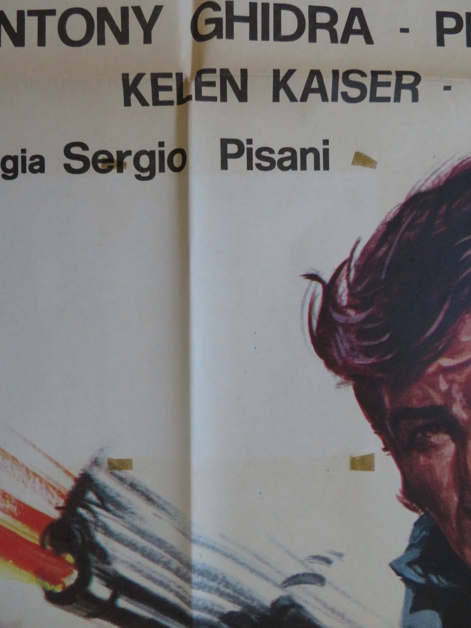 TRE CANAGLIE PER L'INFERNO ITALIAN 2 FOGLIO POSTER ANTONY GHIDRA P. BELPHET 1974 Rendezvous Cinema Movie posters