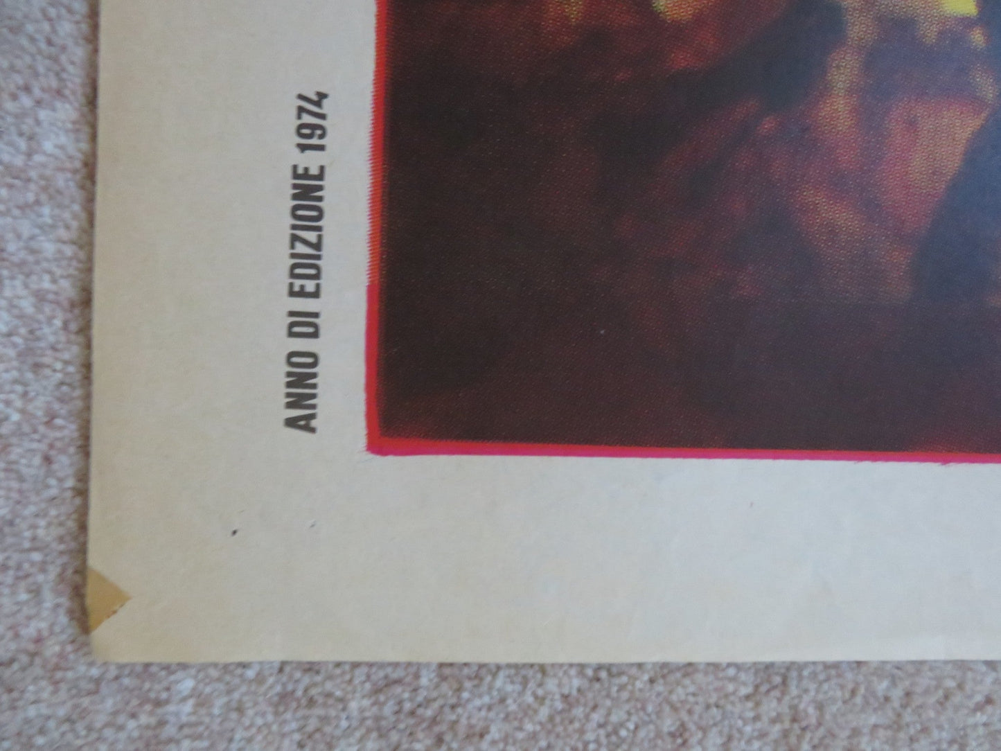 TRE CANAGLIE PER L'INFERNO ITALIAN 2 FOGLIO POSTER ANTONY GHIDRA P. BELPHET 1974 Rendezvous Cinema Movie posters