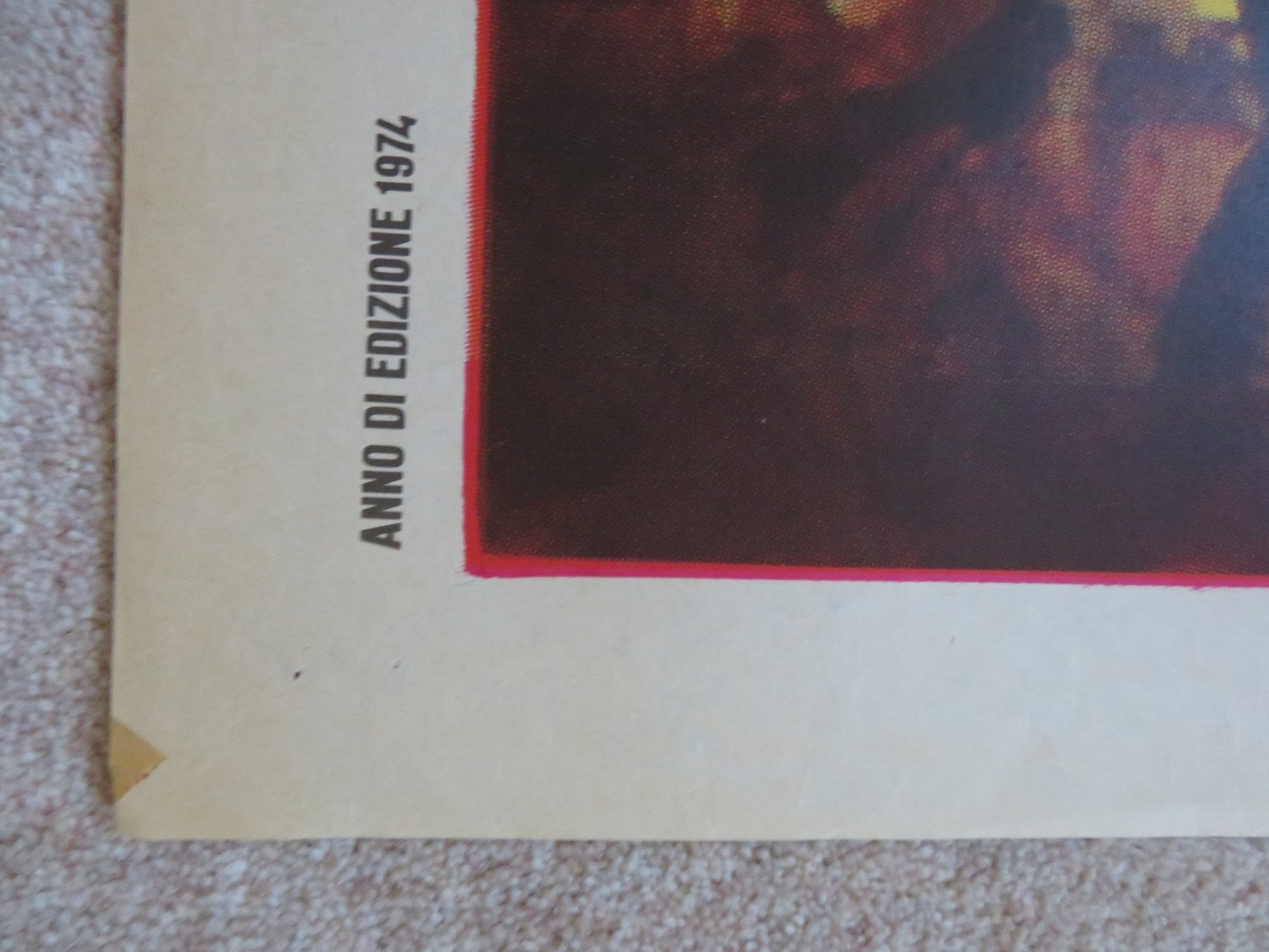 TRE CANAGLIE PER L'INFERNO ITALIAN 2 FOGLIO POSTER ANTONY GHIDRA P. BELPHET 1974 Rendezvous Cinema Movie posters