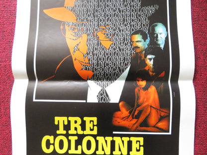 TRE COLONNE IN CRONACA ITALIAN LOCANDINA POSTER GIAN MARIA VOLONTE 1990 Rendezvous Cinema Movie posters