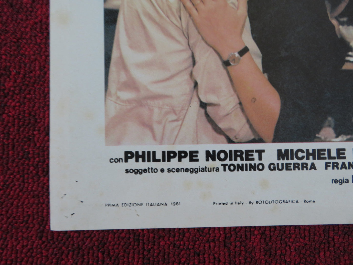 TRE FRATELLI ITALIAN FOTOBUSTA POSTER PHILIPPE NOIRET MICHELE PLACIDO 1981 Rendezvous Cinema Movie posters