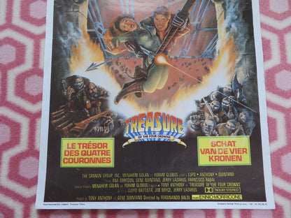 TREASURE OF THE FOUR CROWNS BELGIUM (21"x 14") POSTER TONY ANTHONY 1983 Movie posters