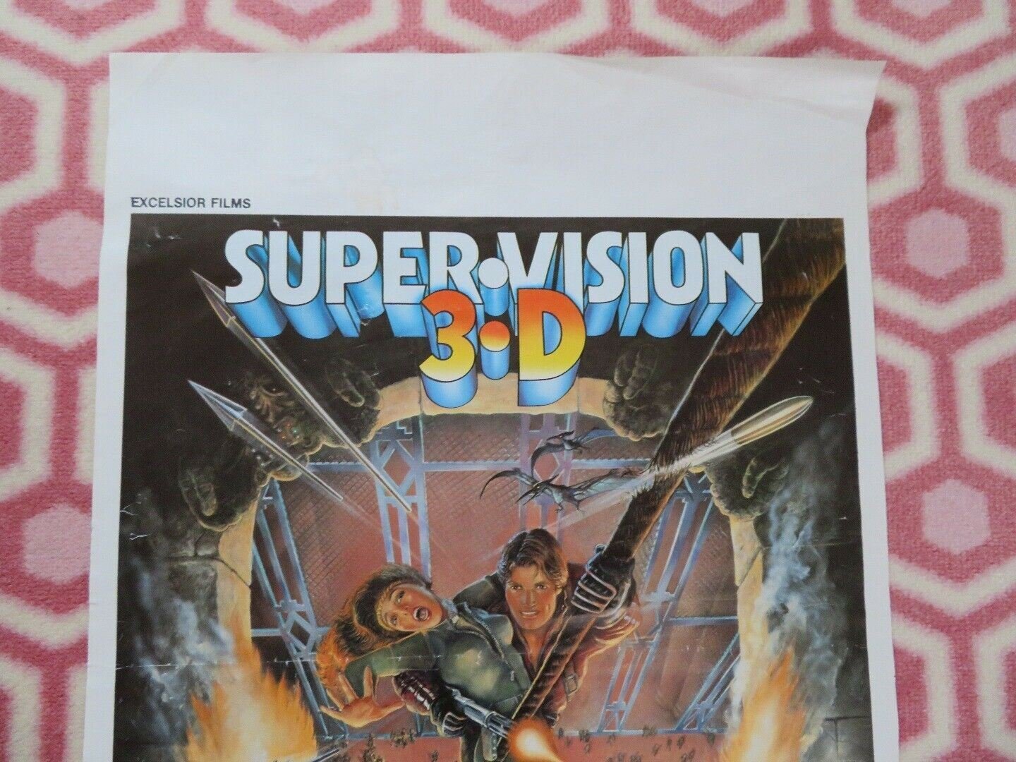 TREASURE OF THE FOUR CROWNS BELGIUM (21"x 14") POSTER TONY ANTHONY 1983 Movie posters