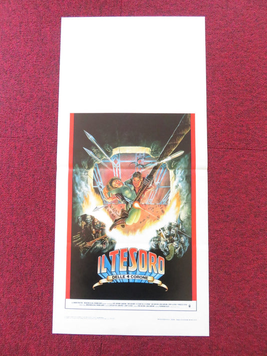 TREASURE OF THE FOUR CROWNS ITALIAN LOCANDINA POSTER CANNON TONY ANTHONY 1983 Rendezvous Cinema Movie posters
