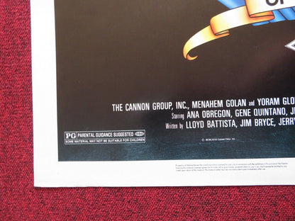 TREASURE OF THE FOUR CROWNS US ONE SHEET POSTER CANNON TONY ANTHONY 1983 Movie posters