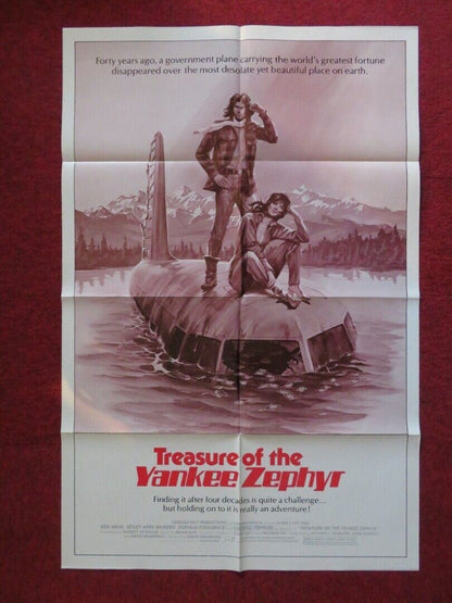 TREASURE OF THE YANKEE ZEPHYR FOLDED US ONE SHEET POSTER KEN WAHL 1981 Movie posters