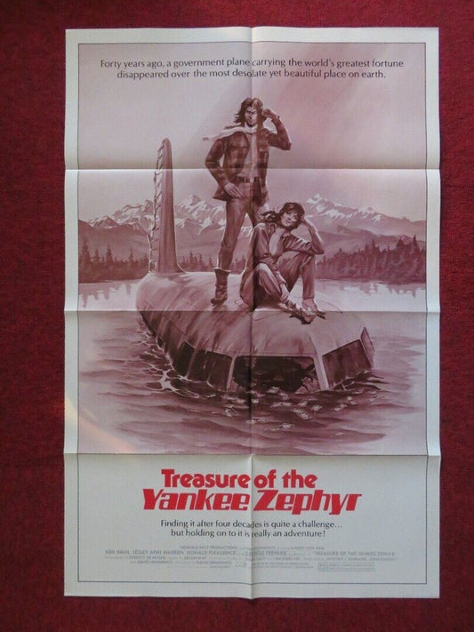 TREASURE OF THE YANKEE ZEPHYR FOLDED US ONE SHEET POSTER KEN WAHL 1981 Movie posters