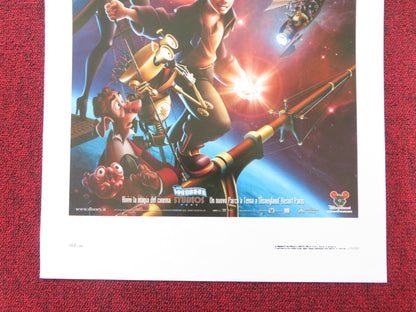 TREASURE PLANET ITALIAN LOCANDINA POSTER DISNEY ROSCOE LEE BROWNE 2002 Rendezvous Cinema Movie posters