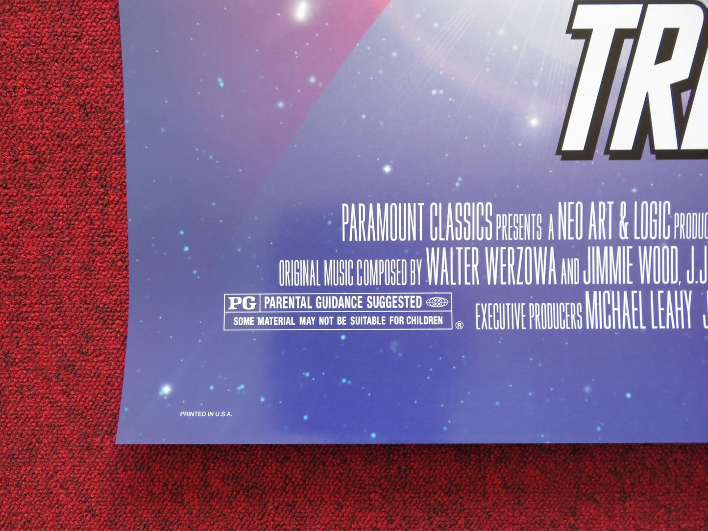 TREKKIES US ONE SHEET ROLLED POSTER DENISE CROSBY BARBARA ADAMS 1999 Rendezvous Cinema Movie posters