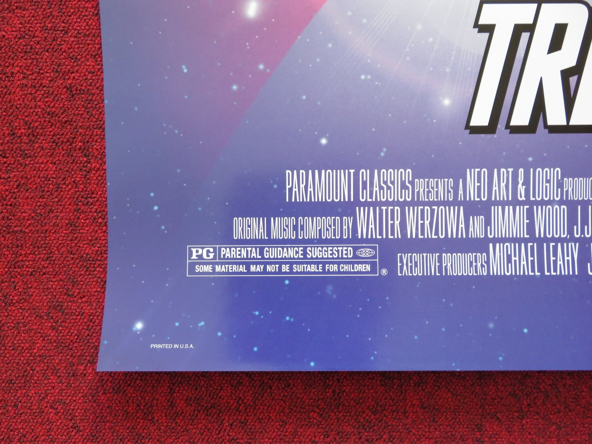 TREKKIES US ONE SHEET ROLLED POSTER DENISE CROSBY BARBARA ADAMS 1999 Rendezvous Cinema Movie posters