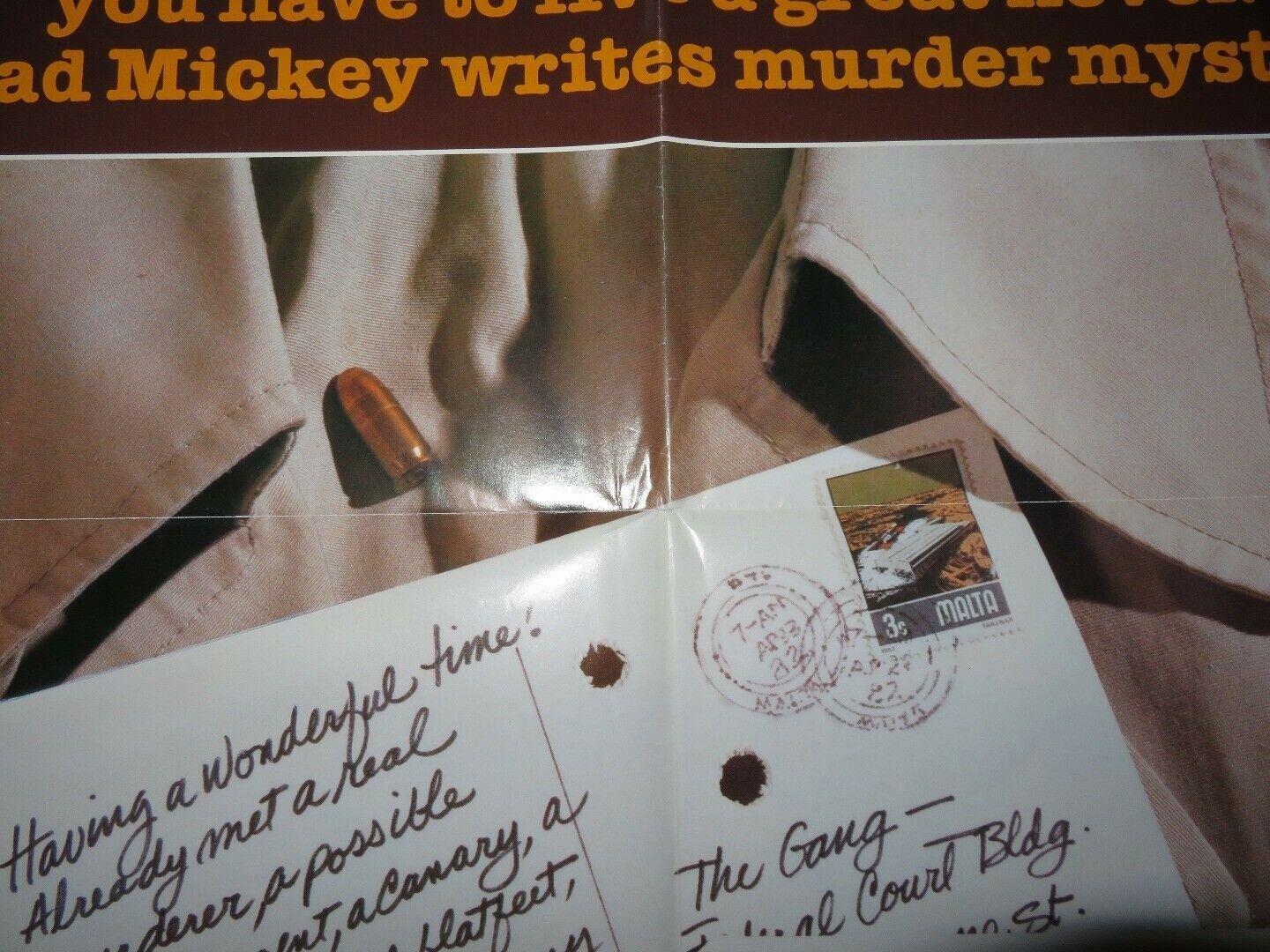 TRENCHCOAT US ONE SHEET POSTER MARGOT KIDDER ROBERT HAYS 1983 Movie posters