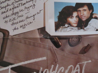 TRENCHCOAT US ONE SHEET POSTER MARGOT KIDDER ROBERT HAYS 1983 Movie posters
