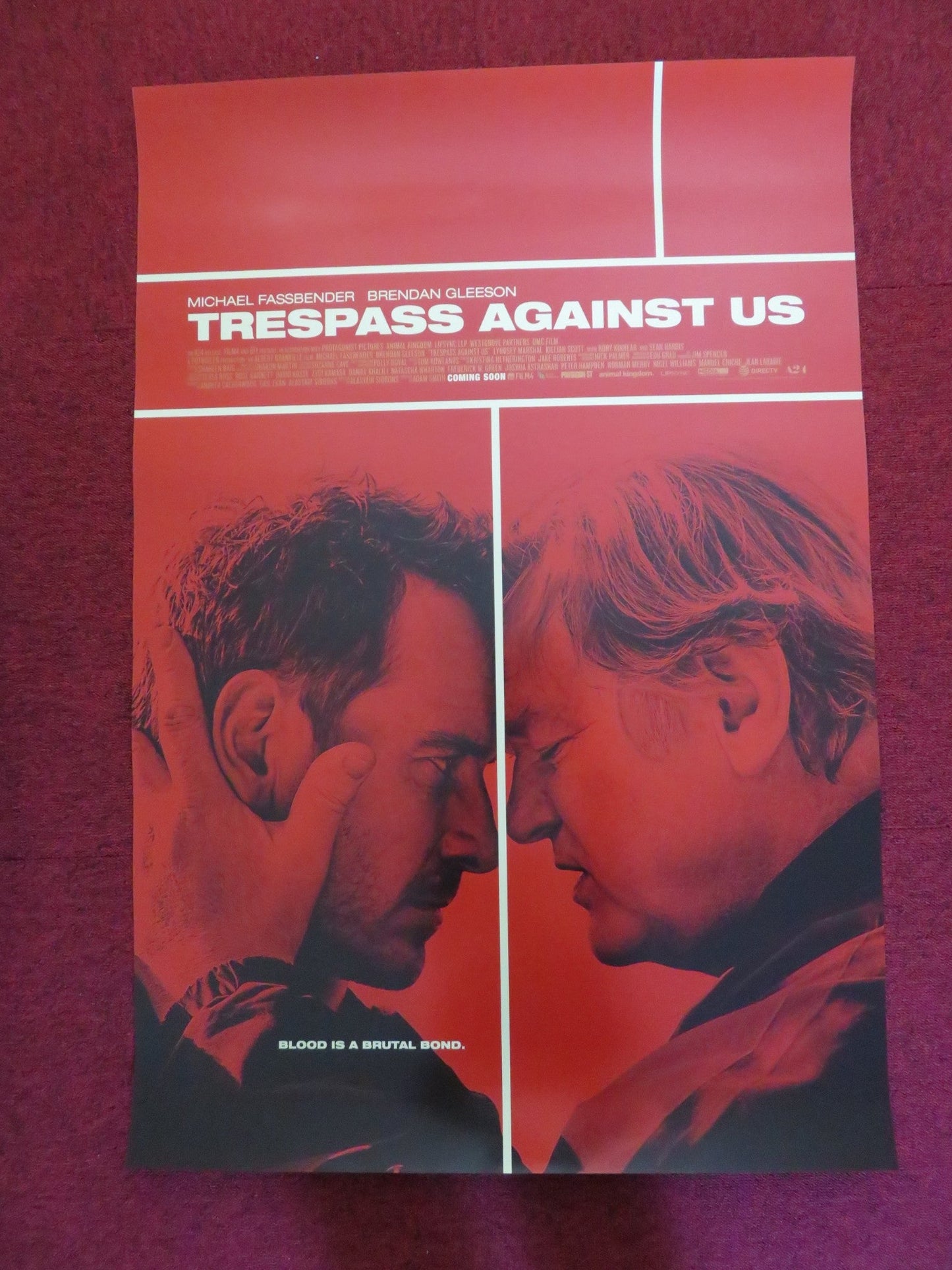 TRESPASS AGAINST US US ONE SHEET ROLLED POSTER FASSBENDER GLEESON 2016 Rendezvous Cinema Movie posters