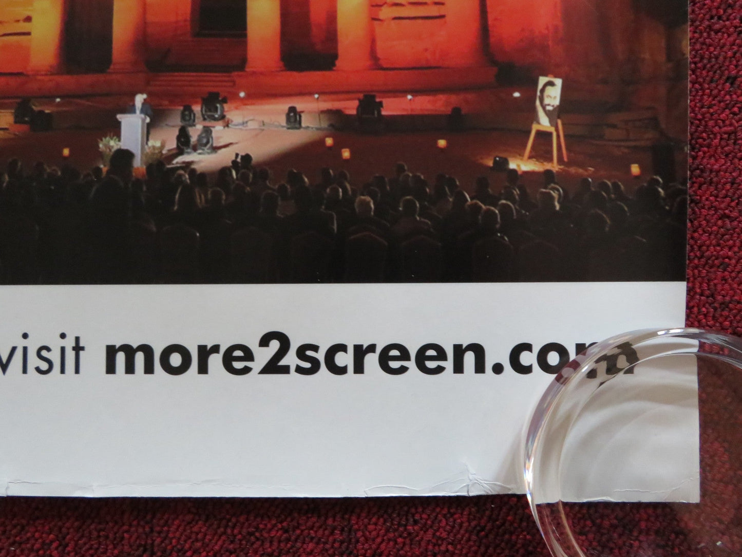 TRIBUTE TO PAVAROTTI - ONE AMAZING WEEKEND UK QUAD (30"x 40") ROLLED POSTER 2008 Rendezvous Cinema Movie posters