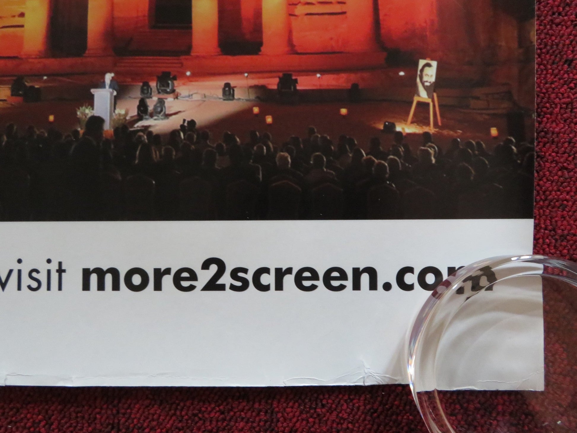 TRIBUTE TO PAVAROTTI - ONE AMAZING WEEKEND UK QUAD (30"x 40") ROLLED POSTER 2008 Rendezvous Cinema Movie posters