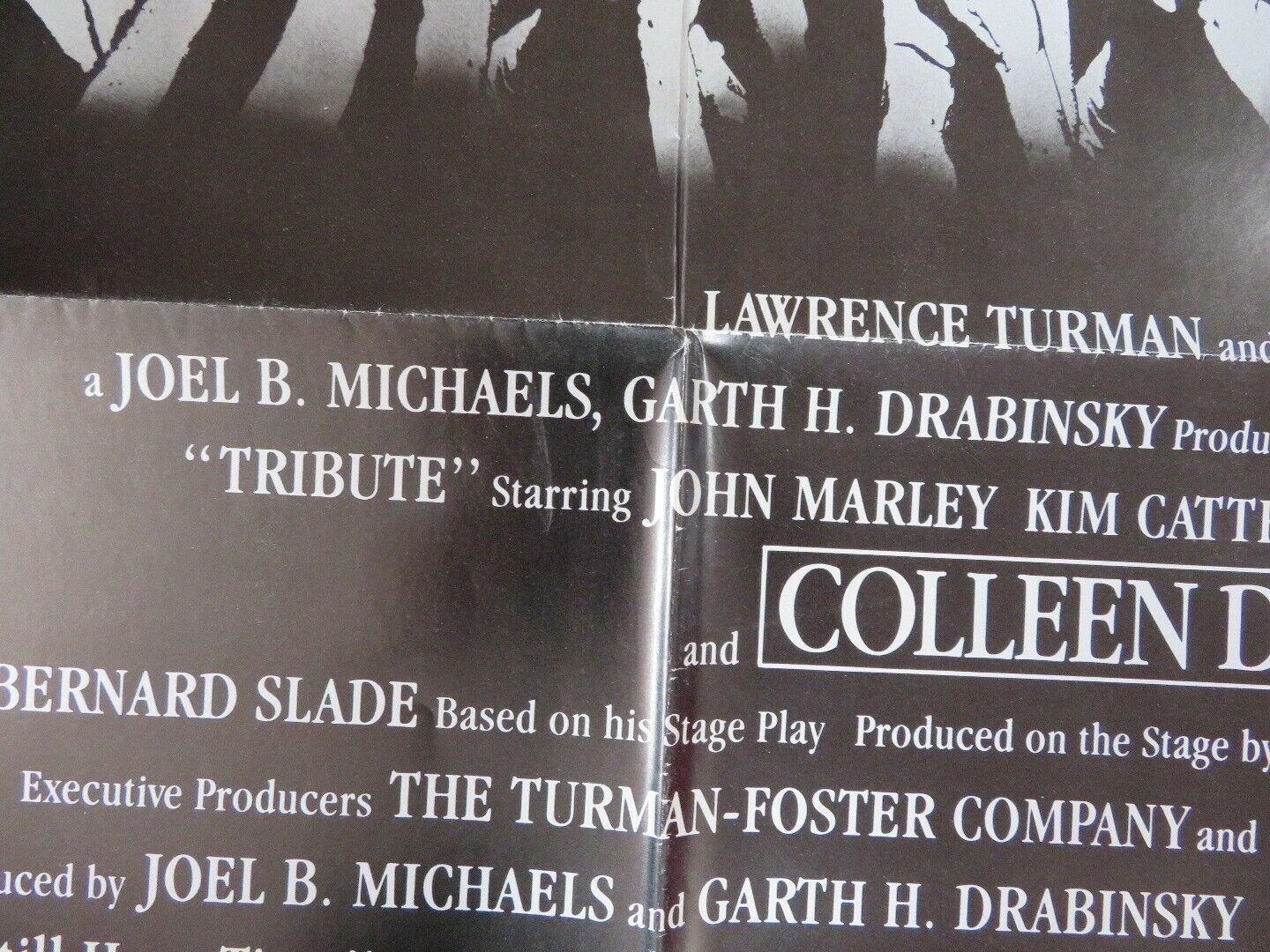 TRIBUTE US ORIGINAL 1 SHEET POSTER RETRO 1980 JACK LEMMON BOB CLARK Movie posters