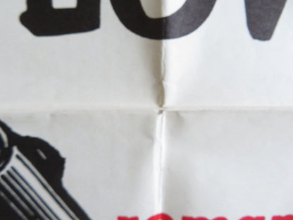 TRIGGER HAPPY / THE DEADLY COMPANIONS FOLDED US ONE SHEET POSTER 1963 Rendezvous Cinema Movie posters