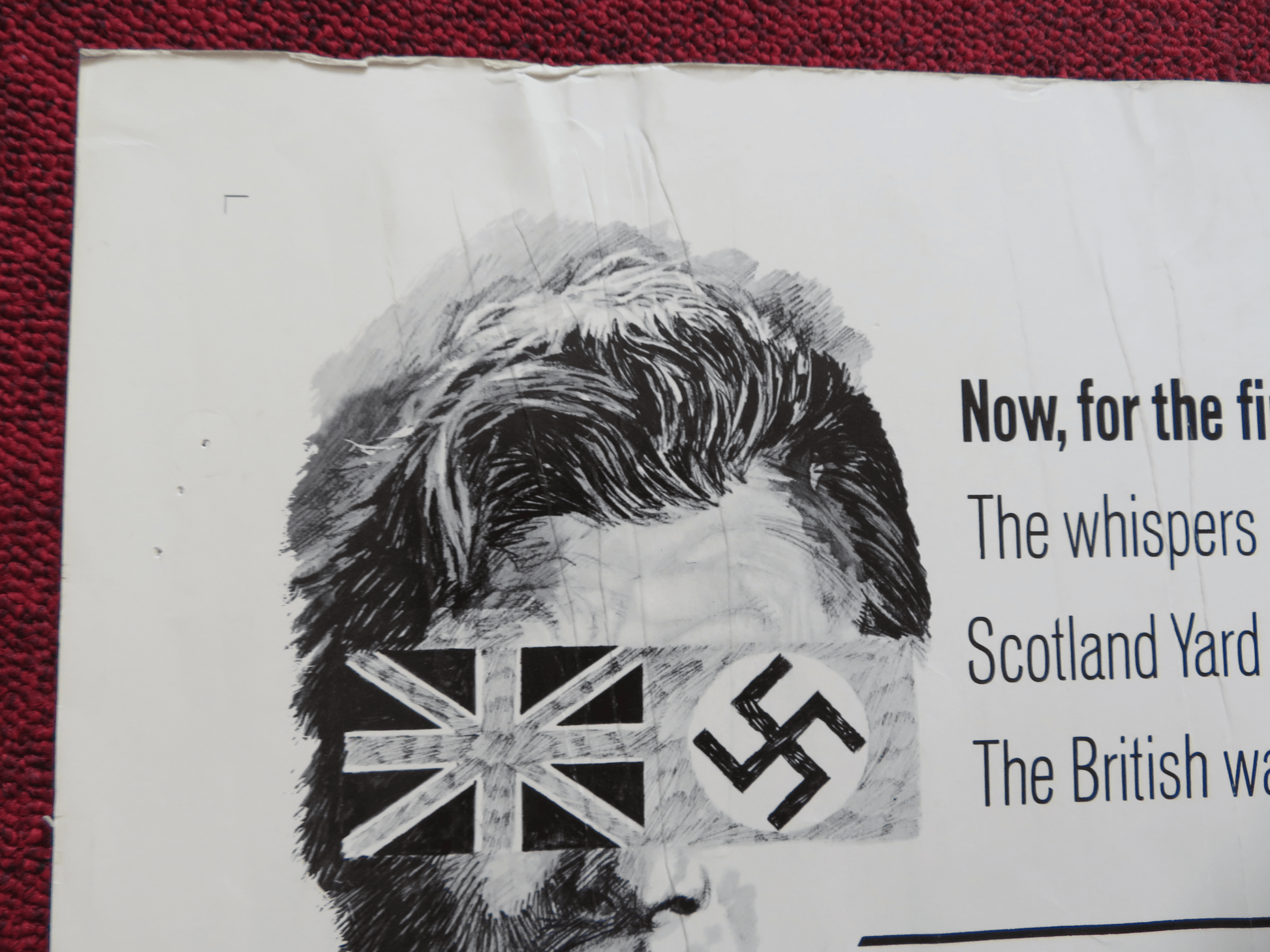 TRIPLE CROSS US HALF SHEET (22"x 28") POSTER CHRISTOPHER PLUMMER 1967 Rendezvous Cinema Movie posters