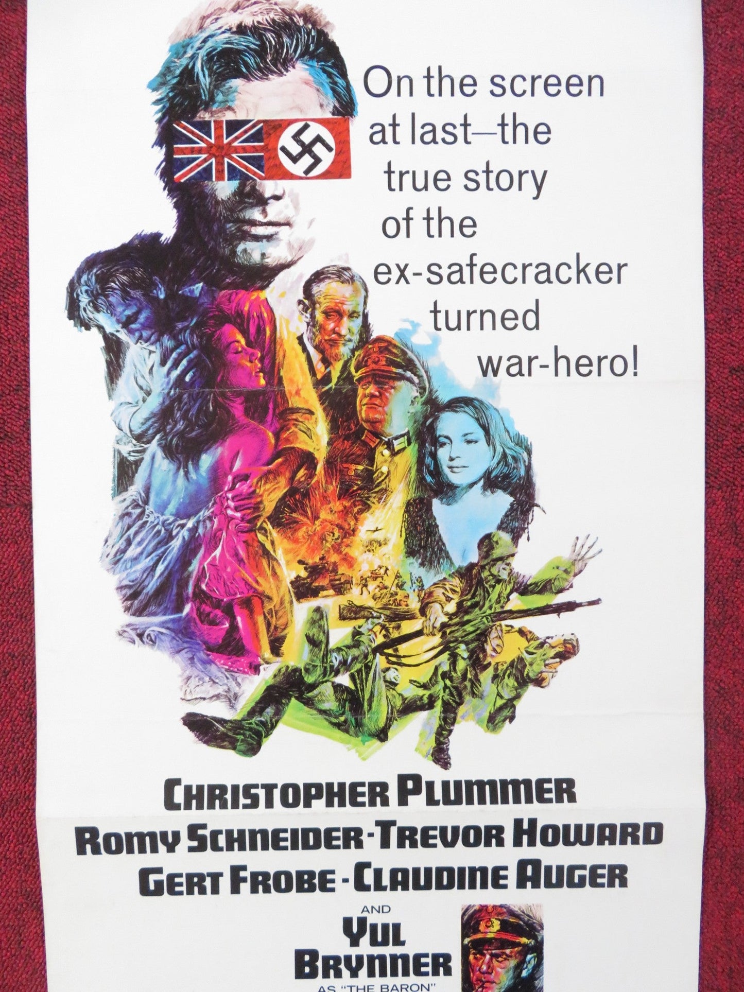 TRIPLE CROSS US INSERT (14"x 36") POSTER CHRISTOPHER PLUMMER YUL BRYNNER 1966 Rendezvous Cinema Movie posters