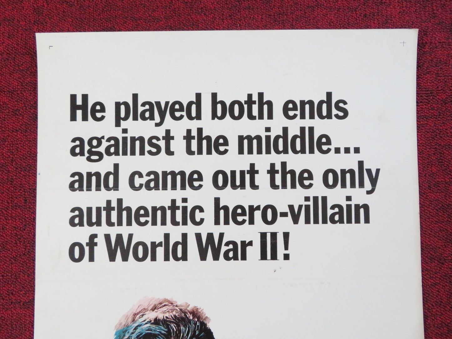 TRIPLE CROSS US INSERT (14"x 36") POSTER CHRISTOPHER PLUMMER YUL BRYNNER 1966 Rendezvous Cinema Movie posters