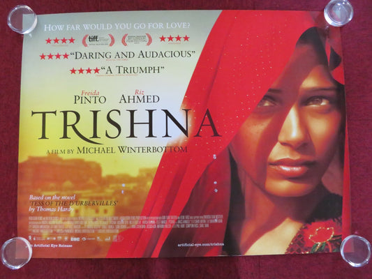 TRISHNA UK QUAD ROLLED POSTER FREIDA PINTO RIZ AHMED 2011 Rendezvous Cinema Movie posters