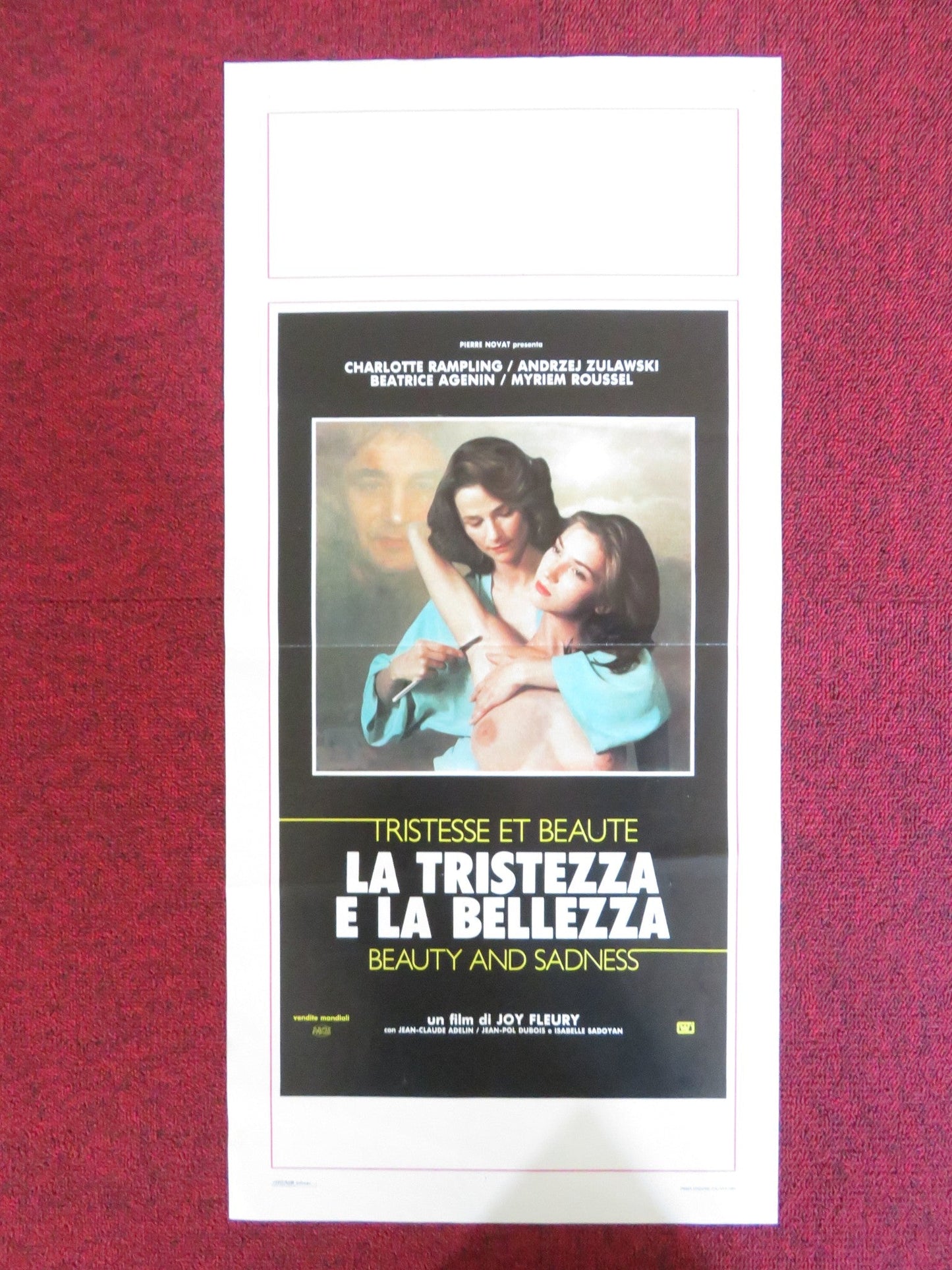 TRISTESSE ET BEAUTE ITALIAN LOCANDINA POSTER CHARLOTTE RAMPLING ROUSSEL 1985 Rendezvous Cinema Movie posters