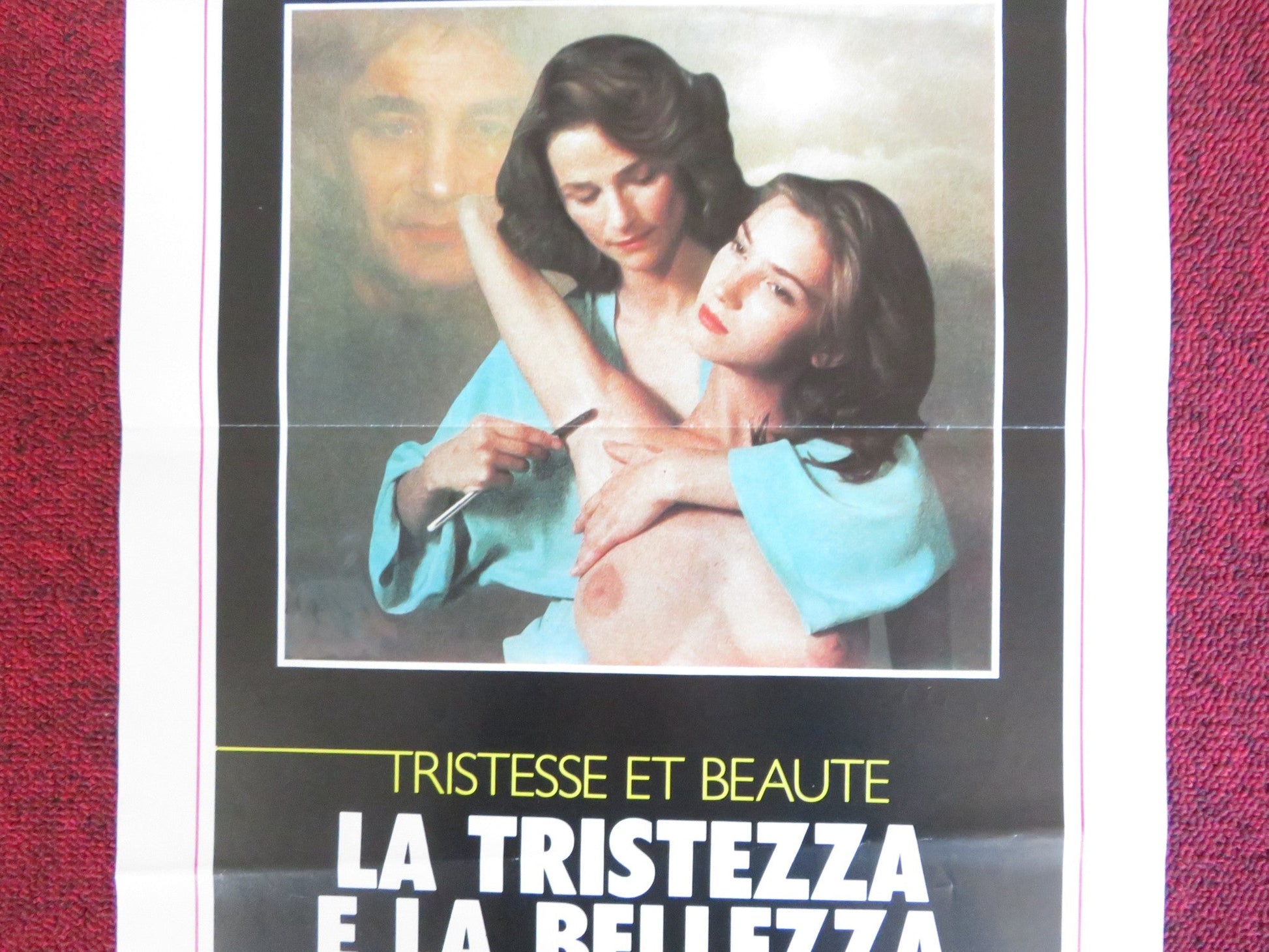 TRISTESSE ET BEAUTE ITALIAN LOCANDINA POSTER CHARLOTTE RAMPLING ROUSSEL 1985 Rendezvous Cinema Movie posters