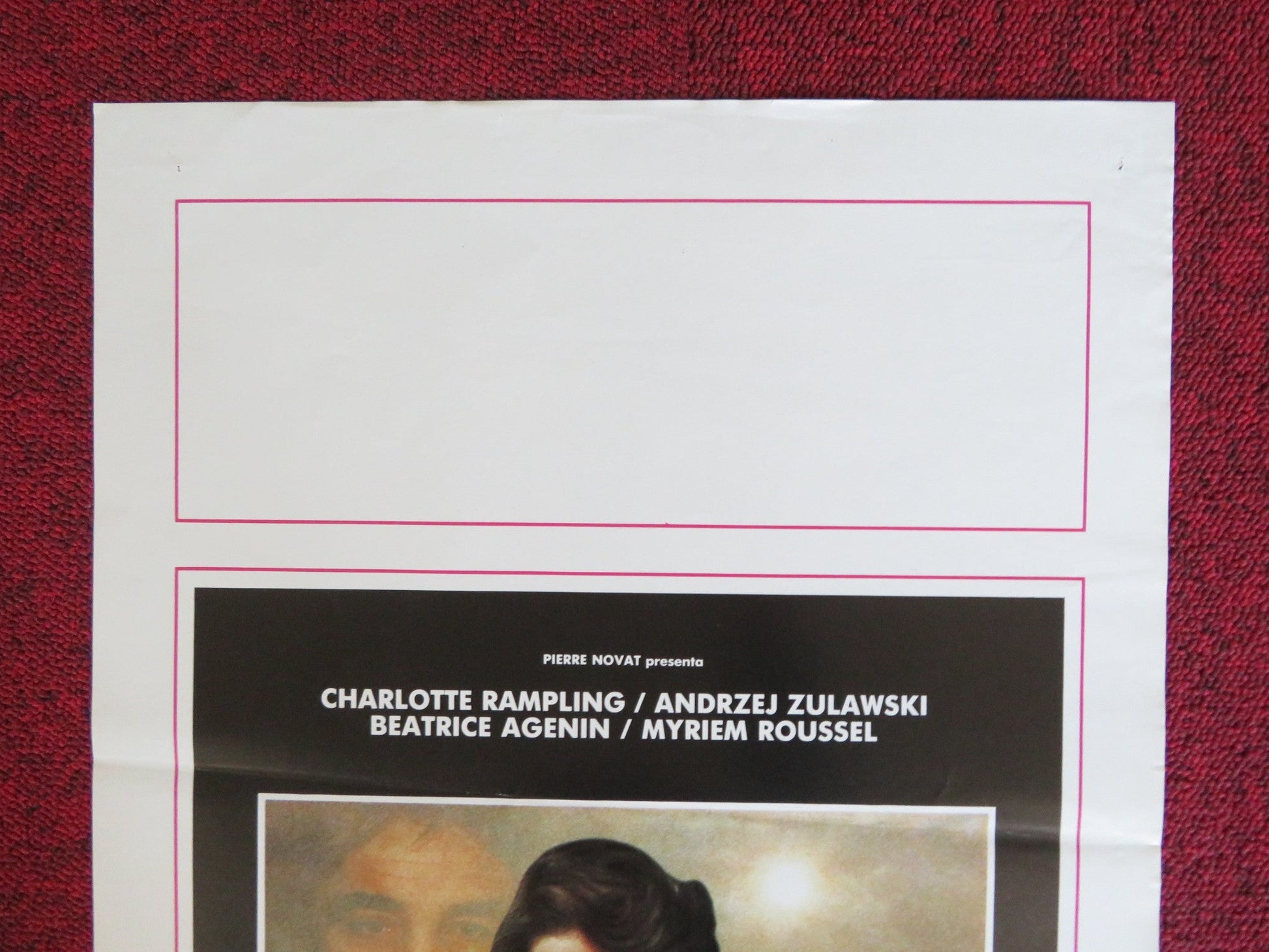 TRISTESSE ET BEAUTE ITALIAN LOCANDINA POSTER CHARLOTTE RAMPLING ROUSSEL 1985 Rendezvous Cinema Movie posters