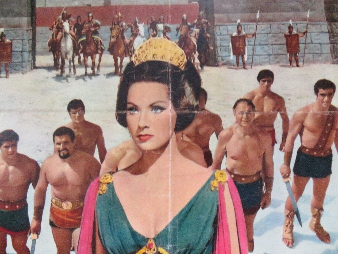 Triumph of the Ten Gladiators ITALIAN PHOTOBUSTA POSTER DAN YADIS 1964 Movie posters
